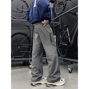 工装多口袋拉链冲锋裤现货抖音可送样A061-AX00737-特P30,男装休闲裤,电商A061