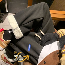 XZ616冬季新款华夫格羊羔毛加绒加厚休闲裤TY447P65控78，男装休闲裤，星座512A（原616）
