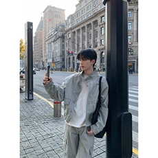 现货！可供抖音得物龙叨叨立领工装夹克外套1005-Q13-P118控168，男装夹克，星座1005