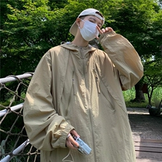 防晒衣男款日系简约休闲防紫外线外套夏季户外运动防晒服FS17P43，男装防晒衣，星座410-2