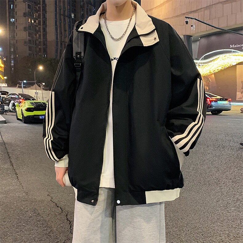 新款现货户外立领夹克男 冲锋衣外套JK801 -P70图片