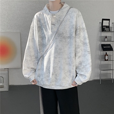 WY10175特P42现货春季新款螺纹拼接高质量连帽大码卫衣上衣男，男装卫衣，电商A059