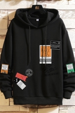 WY2121-P40纯连帽卫衣男大码运动帽衫宽松薄外套砖墙挂拍，男装卫衣，电商A040A