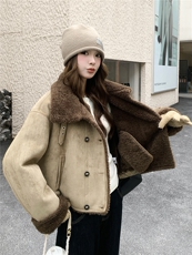 【新款现货】韩系皮毛一体192-667P209K288，女装皮草，浙宝192（原082）