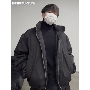 加绒工装高品质立领加厚棉服男秋冬季立领休闲上衣服潮TTY12 P78图片