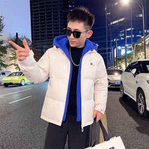 精神小伙男士连帽皮棉衣加厚冬季棉服潮流棉袄男A266-P02-P100图片