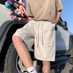 重磅华棉高品质美式高街拼接短裤休闲运动五分裤DK8599-特价P29图片
