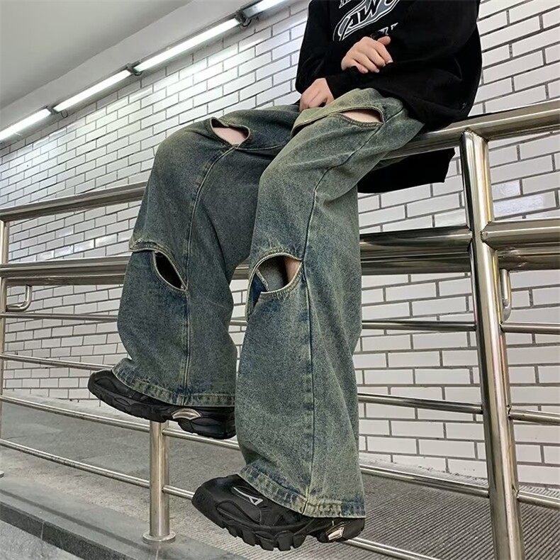 美式牛仔裤男款秋季长裤潮 G3109 P50图片