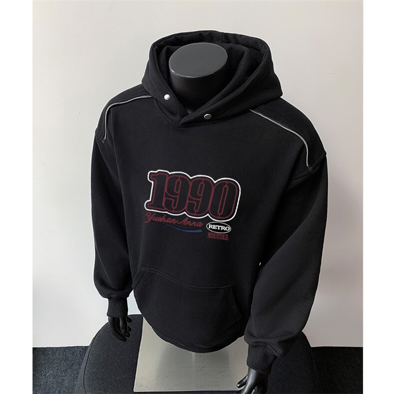 360克重磅图拉链华棉连帽卫衣【有货】C403A-WY25276LLJR-P85,男装卫衣,电商C403A