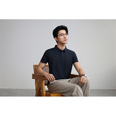 纯色翻领短袖T恤纯色春季POLO衫定制925-p45，男装T恤，星座1602B（原101B-1）