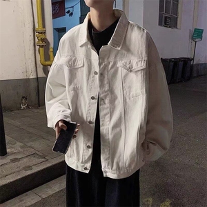牛仔外套男春秋季港风宽松百搭上衣韩版潮流休闲工装夹克2025图片