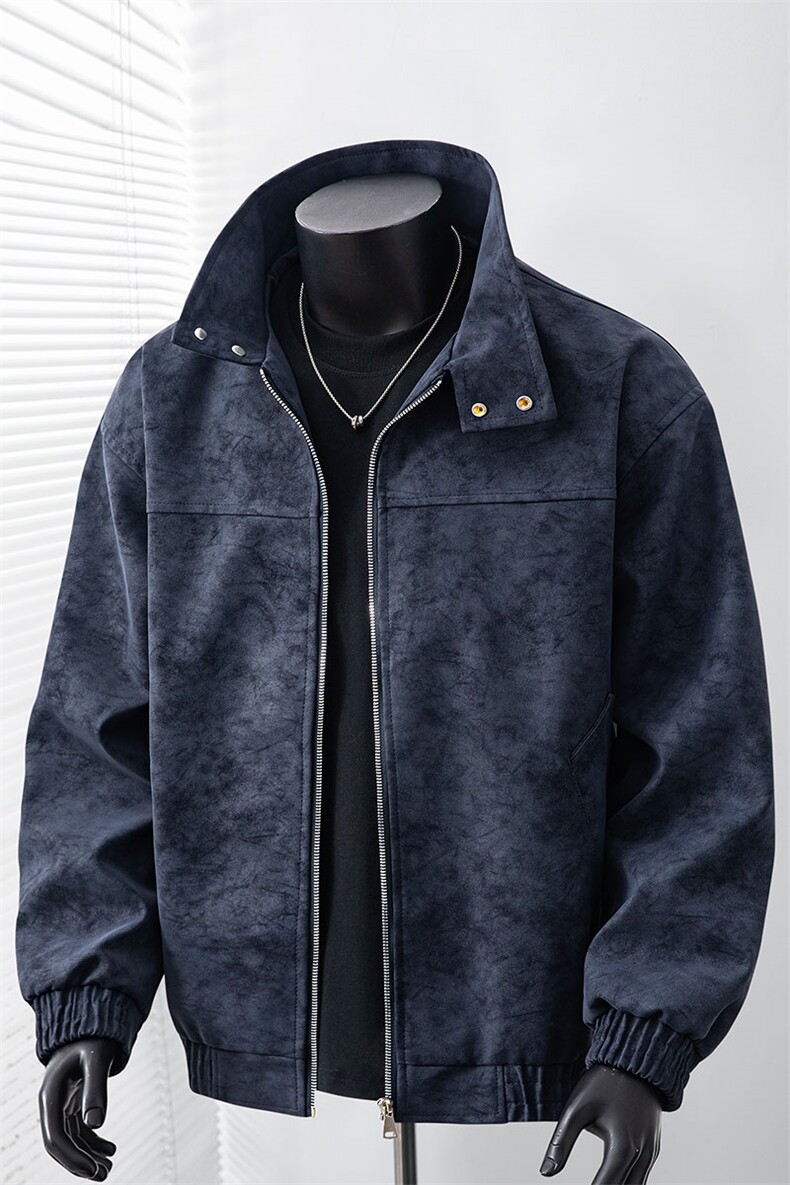 2026春新款得物品质休闲皮夹克飞行服皮衣男防外套PY730-P58,男装夹克,星座1402-3