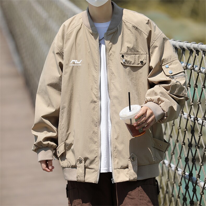 Wt8218-P60美式宽松型设计感棒球服,男装夹克,星座1501-1