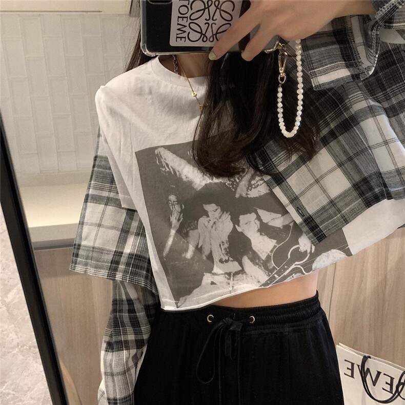 印花短t，女装，XTZ style