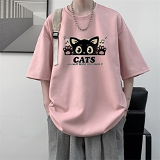 麂皮绒短袖t恤男大码半袖男JD82389-P25，男装T恤，电商A040