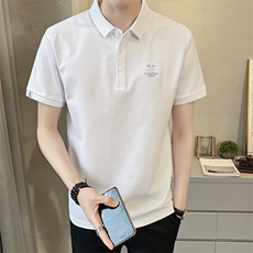 数据款男士青少年POLO衫男装翻领短袖休闲T恤A329-PL2035-P50，男装T恤，电商A329