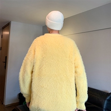 美式复古开衫毛衣新款秋冬季刺绣休闲慵懒风V领针织衫外套，男装针织衫/毛衣，星座410-7