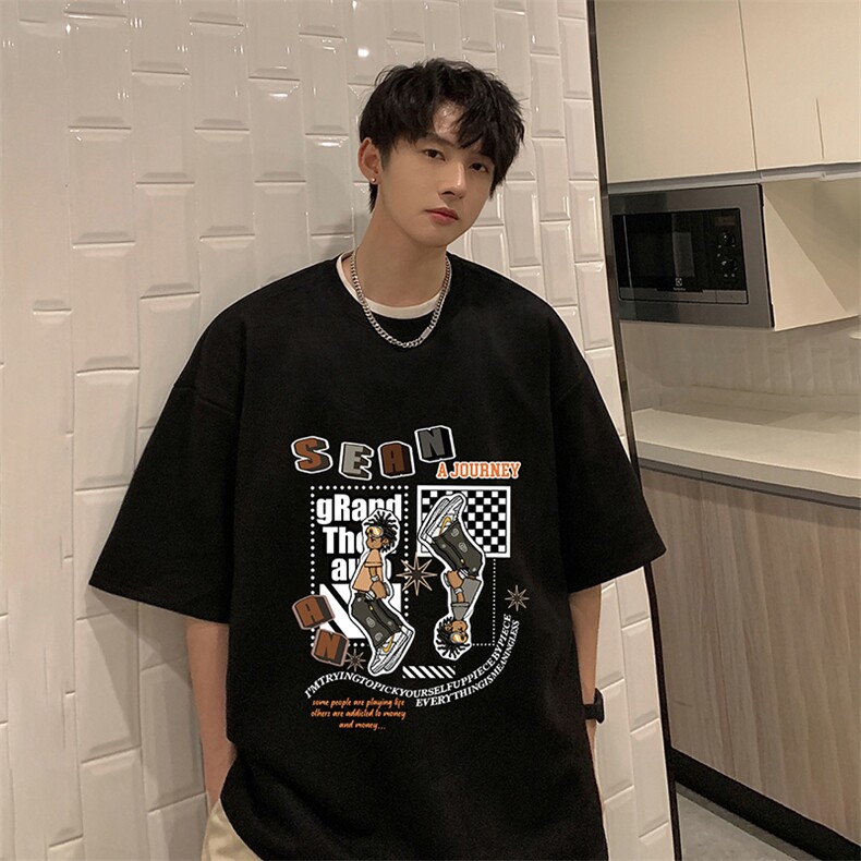 麂皮绒短袖t恤男大码半袖男JD82282-P25,男装T恤,电商A040