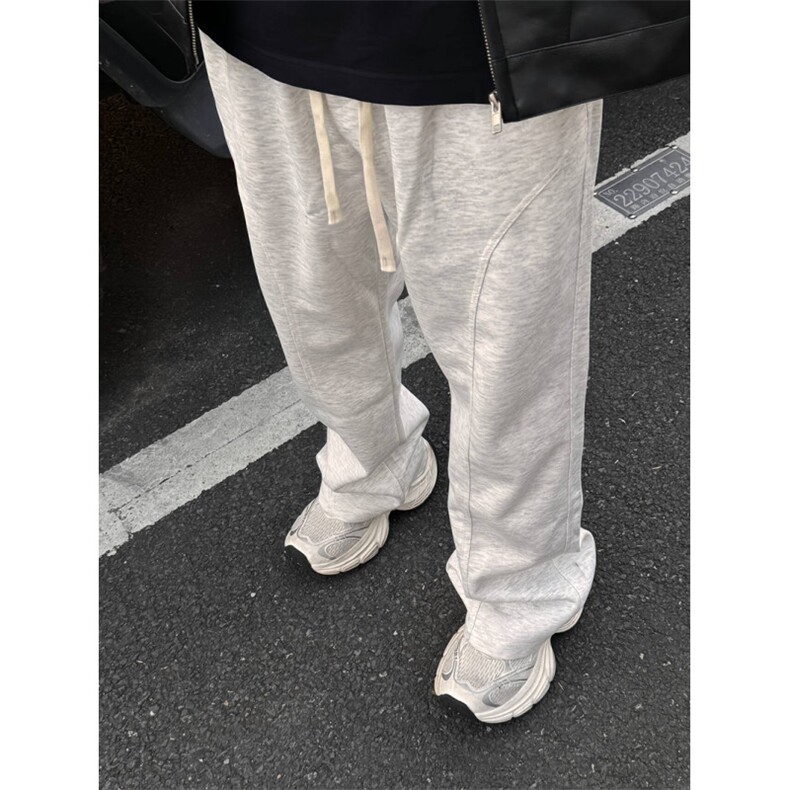 秋季新款港风美式ins潮牌高街直筒休闲裤西裤男长裤ZK3831-P40,男装休闲裤,星座313A(原308A-2)