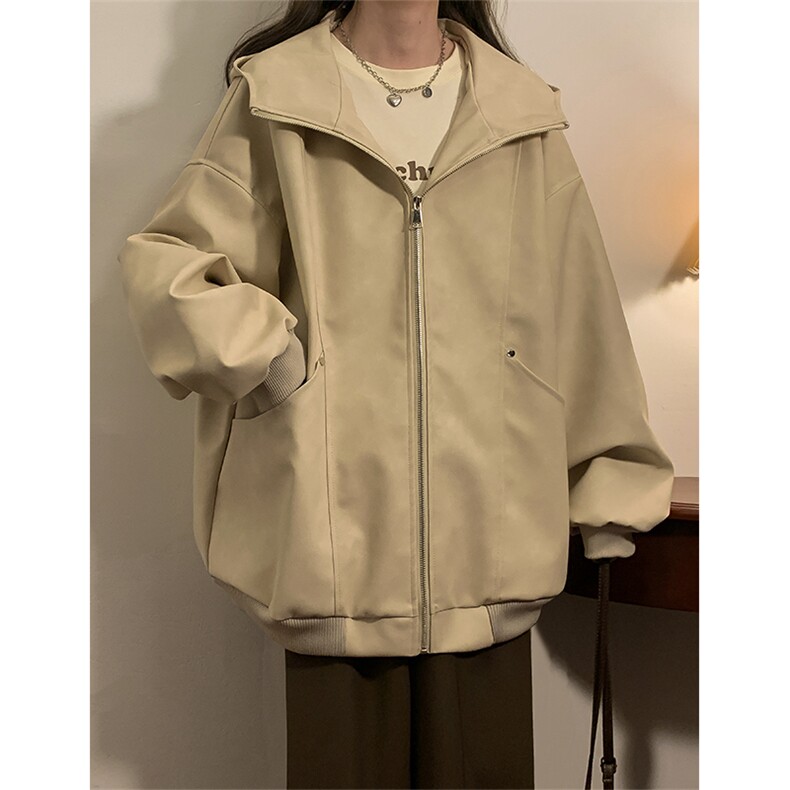 春季皮衣美式潮牌青少年百搭夹克情侣春装外套XZ102B-1-JK2563P85,男装夹克,星座102B-1