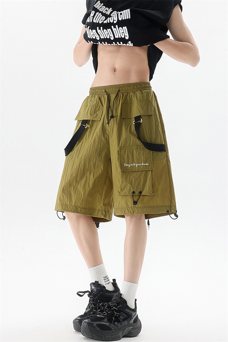 8XL-M特大码肌理感五分裤户外登山裤冲锋裤短裤男DK1502P49控68,男装休闲裤,电商D206-1