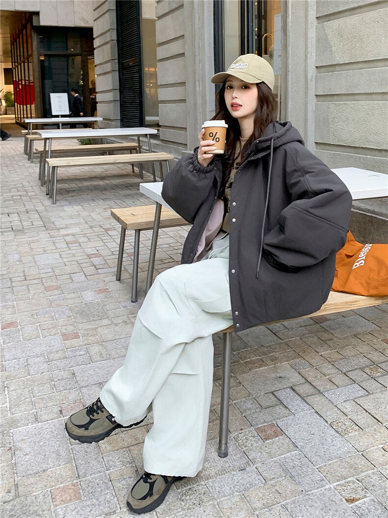 2025冬装新款简约时尚棉服205-H055-P215-K329,女装棉衣/棉服,浙宝205