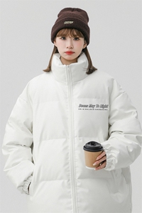 中性风 23新款冬季时尚百搭宽松PU皮棉服外套MY455P115控158图片