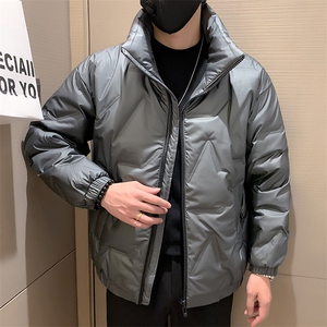 有报告足货店主小伙PU轻薄羽绒服潮流外套男YR2369-P138图片