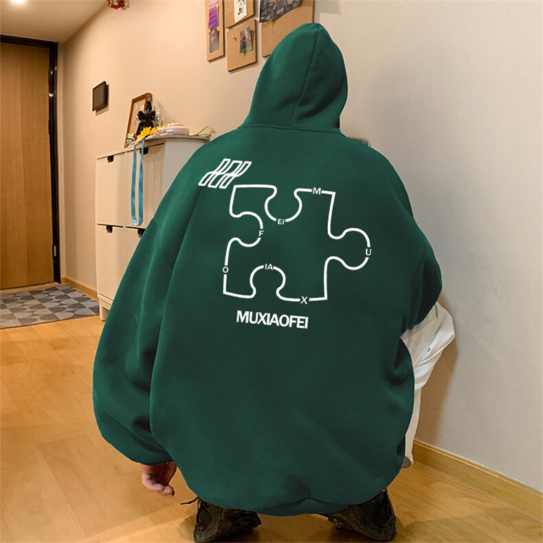抖音供货、重磅360克现货字母印花连帽卫衣HD019-1-LMWY4492-P35,男装卫衣,电商019-1