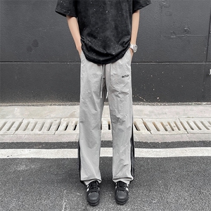 夏季潮牌百搭休闲裤男2024新款宽松条纹直筒长裤 现货 K7965-P38图片