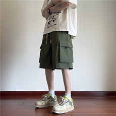 2024夏季新款工装大口袋小标宽松休闲短裤B315-K24116-特p30控68，男装牛仔裤，电商B315