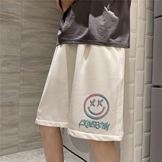 1港风休闲大码M-5XL运动5分裤原宿潮流五分裤男士DK7088P25控38，男装牛仔裤，星座226-2