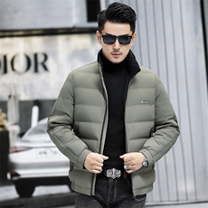 B8305钱塘2020-3时尚休闲冬季厚款立领简约中年男士羽绒服P220，男装羽绒服，钱塘207-3