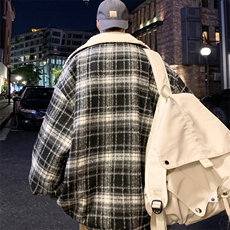 羊羔毛外套男款冬季加绒加厚秋冬款棉服M613P125控158，男装棉衣，电商A157