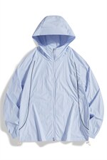 UPF50+有报告凉感轻薄透气宽松大码潮流防晒服DQC657-P48，男装防晒衣，电商B306