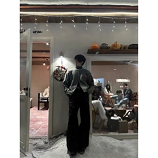 文艺时尚慵懒原宿百搭日系ins气质潮流原版珍珠设计毛衣流行新款，男装针织衫/毛衣，星座506A
