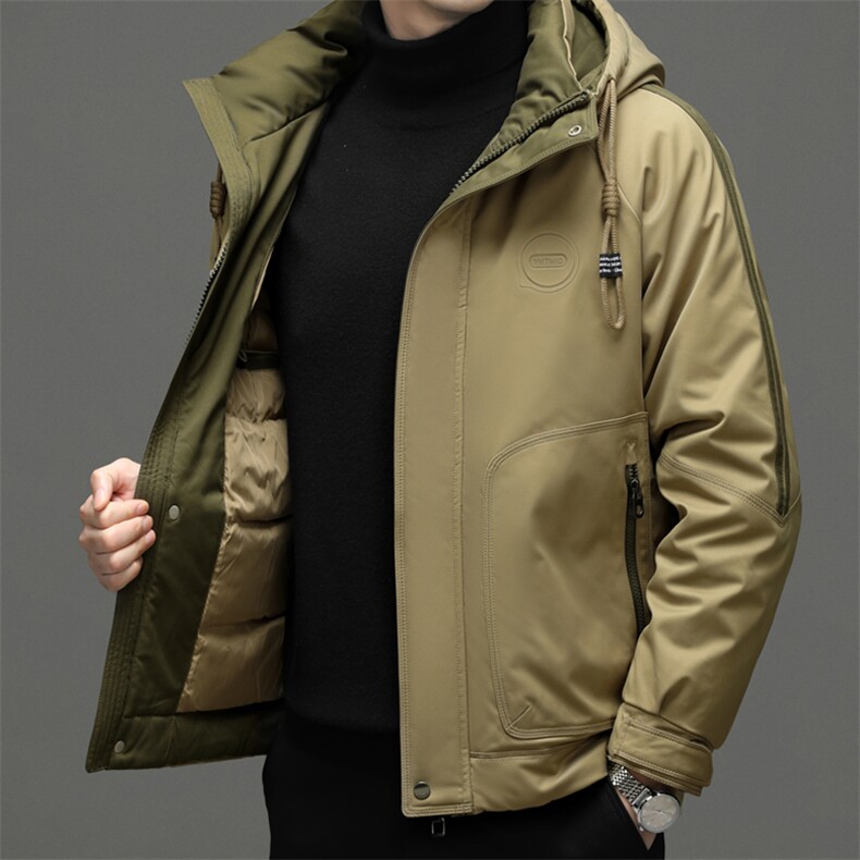 DF8202钱塘2020-2冬季时尚简约厚款新款中年男士羽绒服P295,男装羽绒服,钱塘207-2