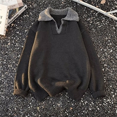 AA2011P48美式复古混纺羊毛衫毛衣男女针织衫，男装针织衫/毛衣，电商B323A