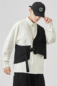 2025秋季机能工装口袋休闲宽松马甲【单件马甲】MJ04/P25图片