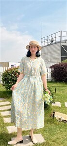 纯苎连衣裙小衫裤子裙子衬衣 时尚风 风淑女风休闲风，女装连衣裙，川哲