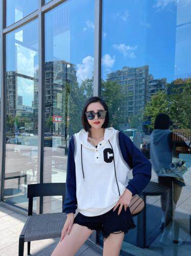 秋装新款连帽卫衣，女装卫衣/绒衫，沐·沐