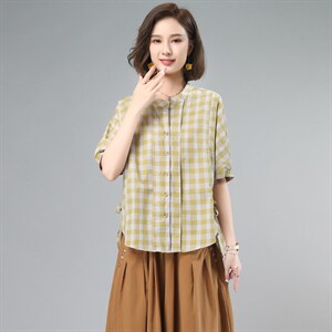 高端棉麻女夏季休闲2025新款时尚减龄太洋气小个子图片