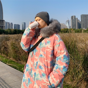 MC49099-P135 日系潮棉衣男大码派克服男工装棉服外套棉袄图片