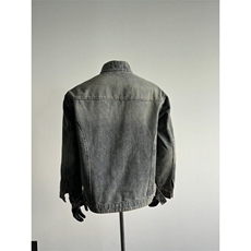 【有货】JK13CC-特P78条纹牛仔外套男水洗美式立领夹克，男装夹克，星座1007（原301D）