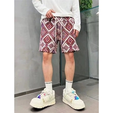夏季男士色织提花潮流时尚休闲短裤透气百搭沙滩裤情侣同款五分裤，男装休闲裤，星座506A