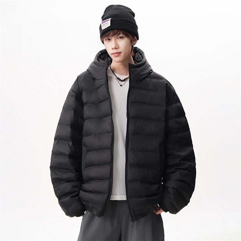 90白鸭绒轻薄保暖连帽大码排骨羽绒服男女同款M-5XL225-2-Y215,男装羽绒服,星座225-2