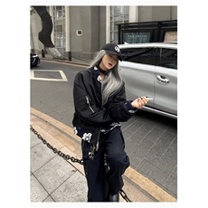 J9813-P65美式高街潮牌高级感cleanfit提花棒球服夹克外套，男装夹克，星座617A-2