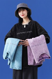 1牛仔纯棉夏季短袖t恤男潮流时尚宽松t恤男A210-A8331-P45图片
