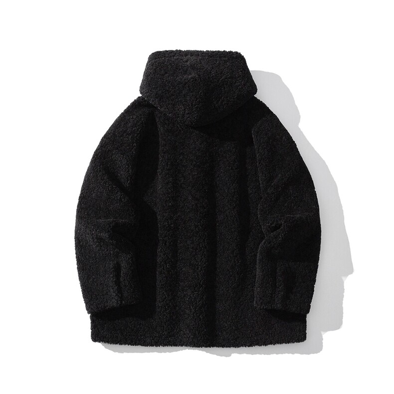 1白底派克服连帽大口袋皮毛一体棉衣男轻奢棉服男77940P158控218,男装棉衣,星座226-2