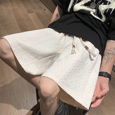 夏肌理感短裤男美式高街运动篮球休闲五分裤子XZ514-2-1529-P38，男装牛仔裤，星座514-2(原B239)